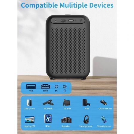 Wanbo TT Proyector Portátil Full HD, 650 Lúmenes ANSI, Negro Wanbo TT Proyector Portátil Full HD, 650 Lúmenes ANSI, Negro